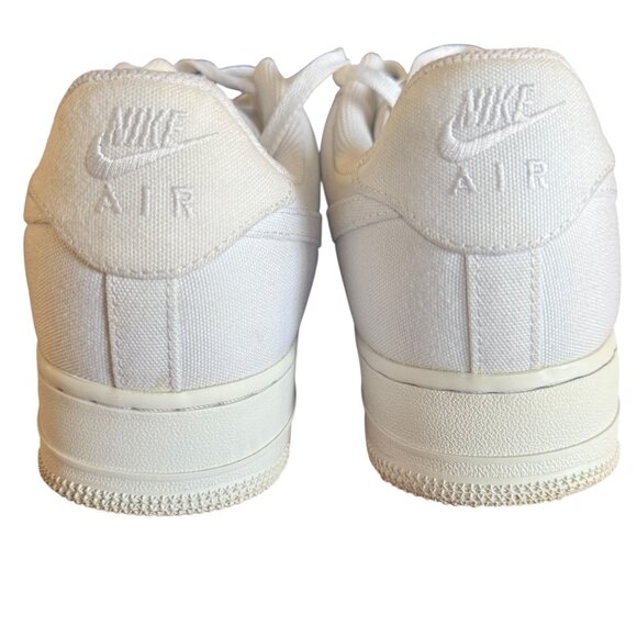 NikeAir Force 1 Low Canvas \'Summit White Men\'s 11 CLEAN-pre-loved main image 4